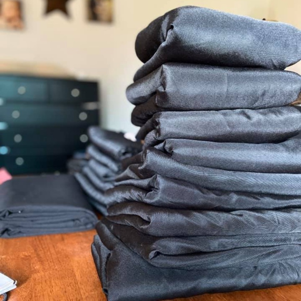 Black table cloths